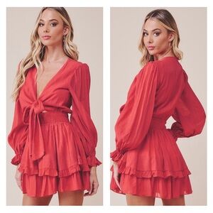 Saints + Secrets Ruffle Dress